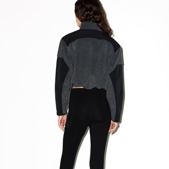 SKIMS TEDDY BOXY ZIP UP JACKET - Picture 3 of 4